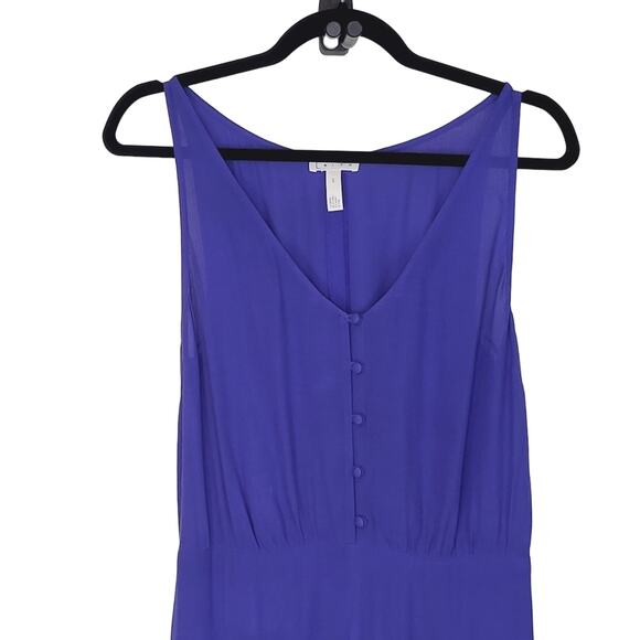 Nordstrom Leith Sleeveless Button Front Wide Leg Jumpsuit Size Small - Picture 5 of 12